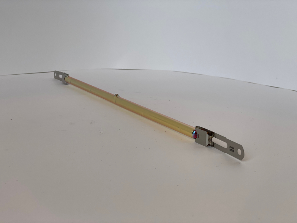 L004 IR лампа, 1000 Вт для ИК сушек IR-4 и 8,  плоский цоколь