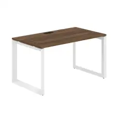 PR.208.DM.O59.WH / Стол 1400х800х750 / профиль: 59х59 белый; столешница: дуб модена