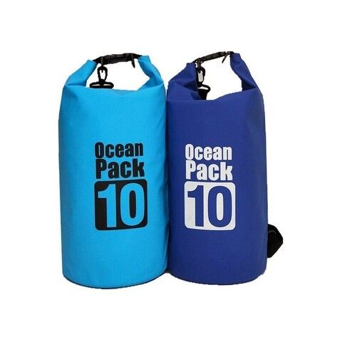 Водонепроницаемая сумка-мешок Ocean Pack 10 L, цвет голубой