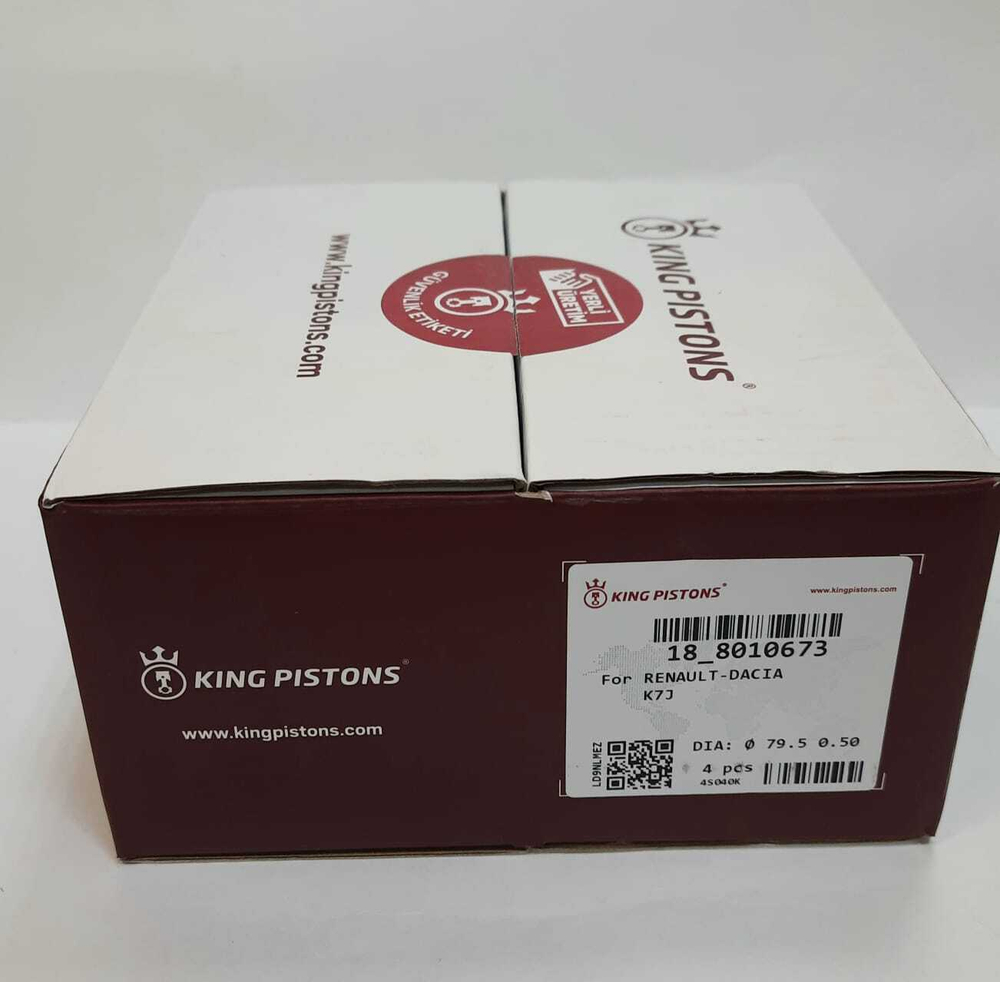 Поршни с кольцами +0.50 K7J710 KING PISTONS