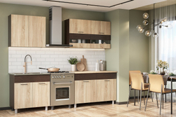 Готовая кухня Босфор 2.0 м, Дуб венге, Дуб сонома