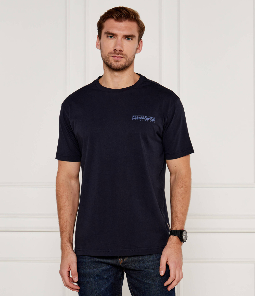 Футболка S-ALBULA Napapijri - темно-синий(NP0A4I34)