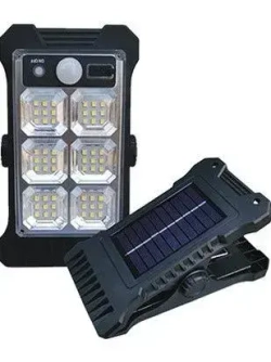 Светильник светодиодный с датчиком движения и с зажимом, YD-19B