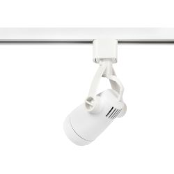 Трековый светильник однофазный ЭРА Taper TR12-GU10 WH под лампу GU10 белый | Однофазные светильники под лампу