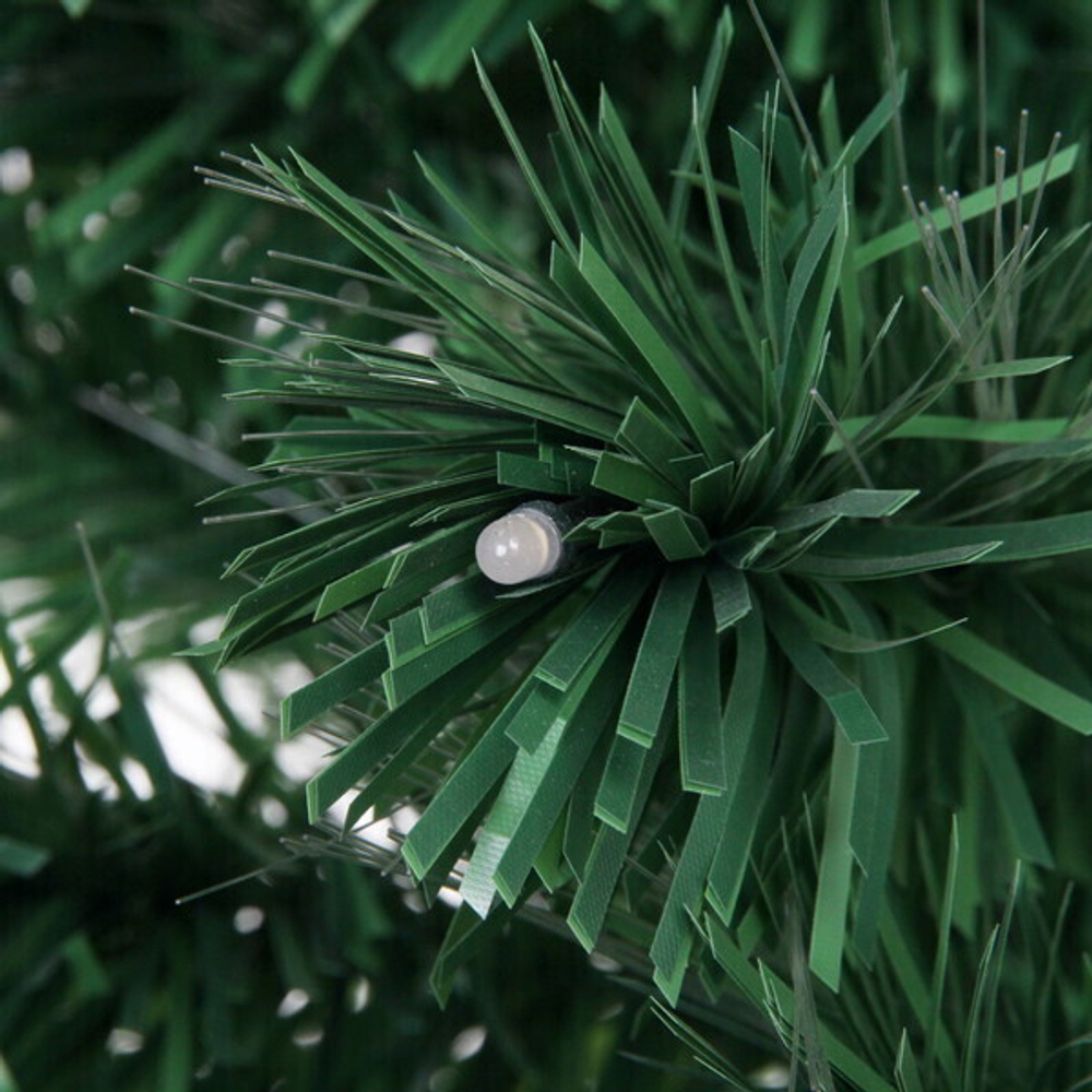 Ёлка светодиодная «Северное сияние» 180 см, ПВХ зеленый, цвет свечения-Теплый белый (220 веток) (T2094-180)