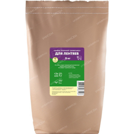 Семена газона Волжский сад Для Лентяев 3кг