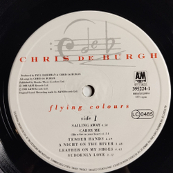 Винтажная виниловая пластинка LP Chris de Burgh Flying Colours (Germany 1988)