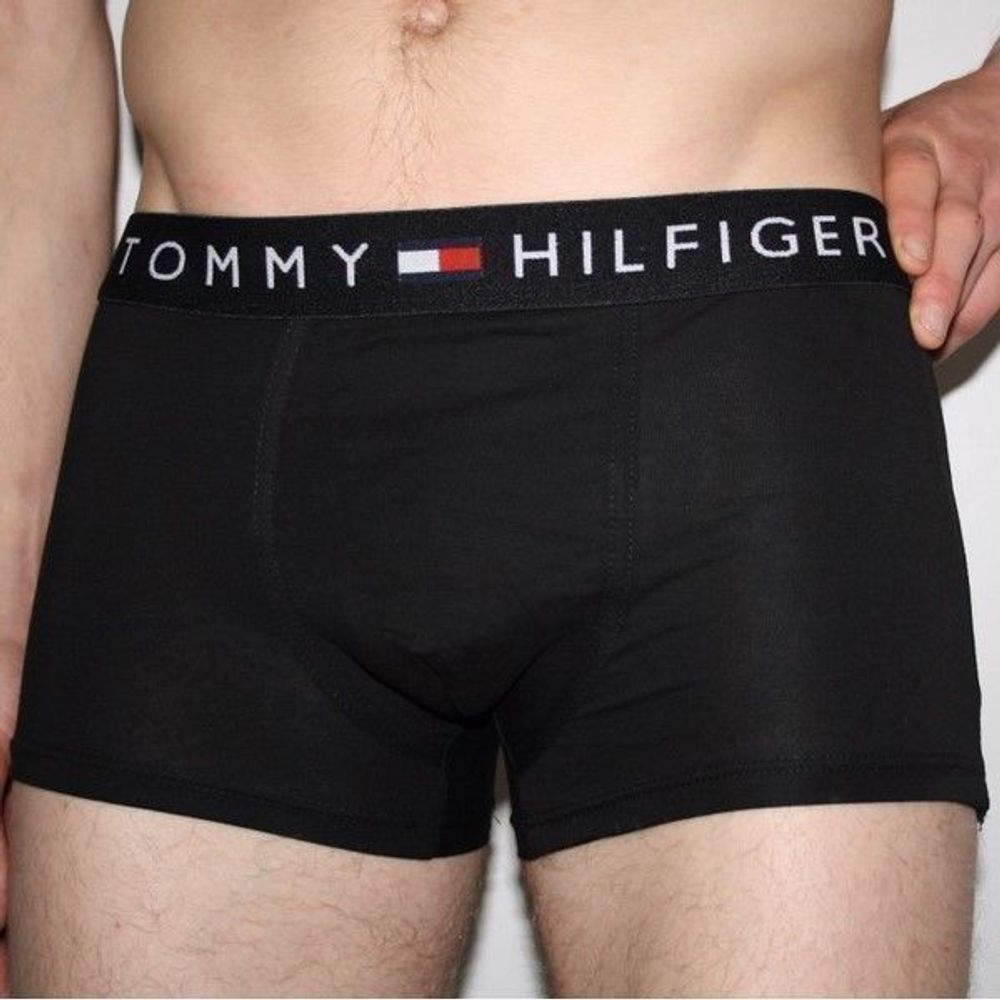 Мужские трусы боксеры черные Tommy Hilfiger Black I