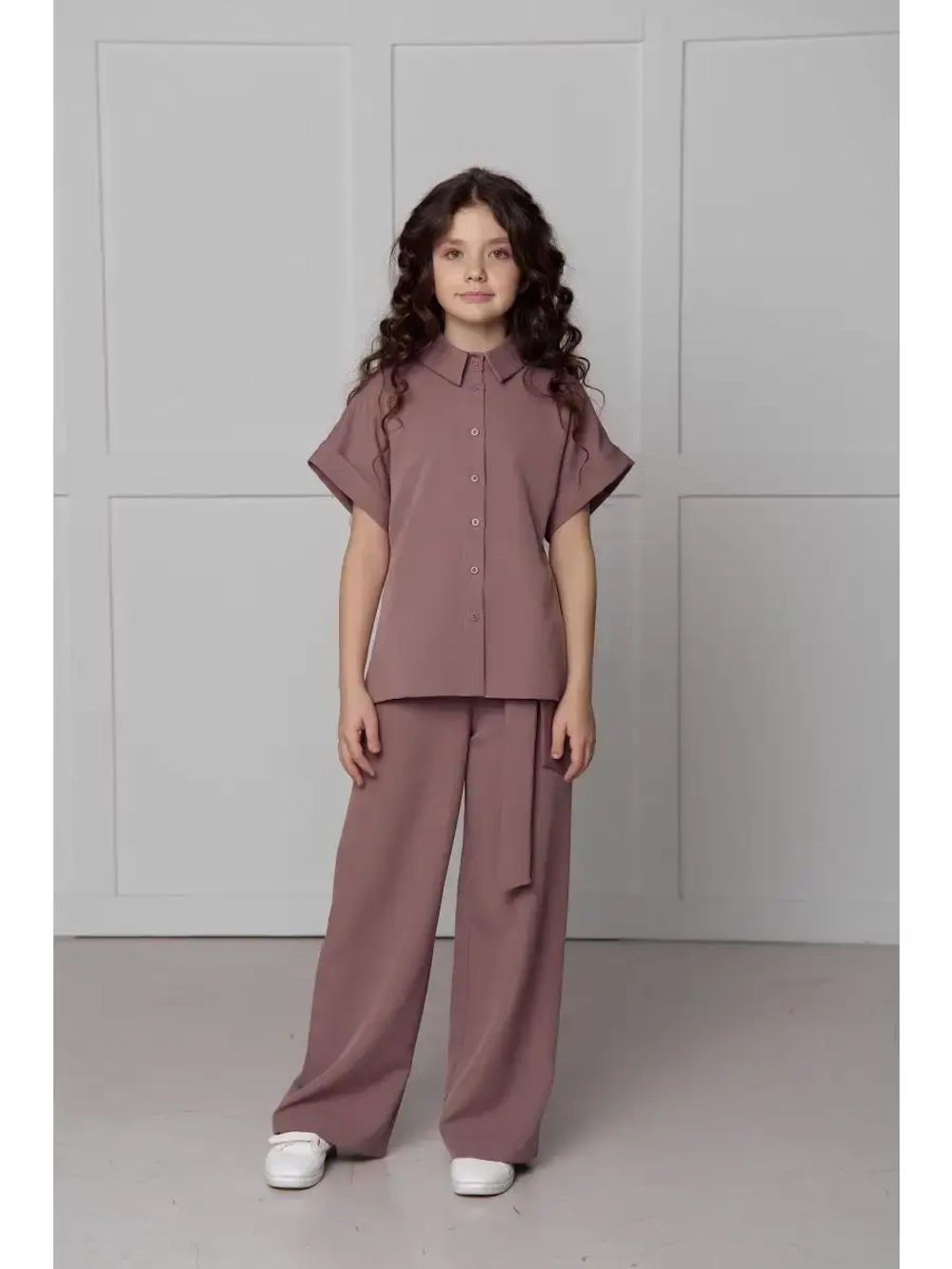 Костюм с брюками палаццо