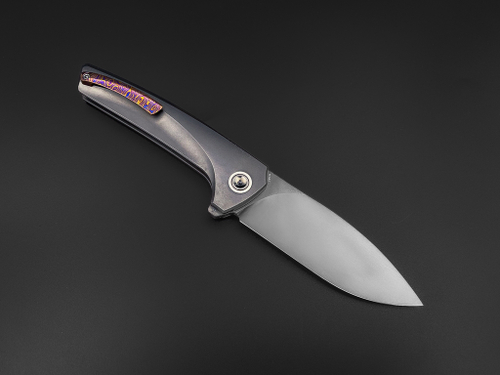 Складной нож Abel Tmax black DLC timascus