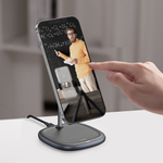 Беспроводная зарядка + Держатель Baseus Swan Magnetic Desktop Bracket Wireless Charger - Black