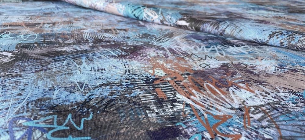 Велюр Стрит 05 голубой