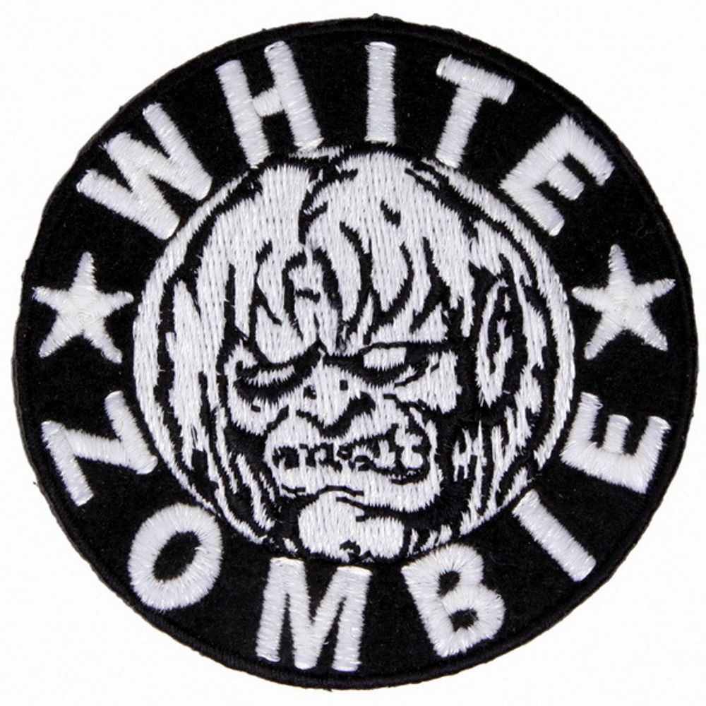 Нашивка White Zombie - белый зомби