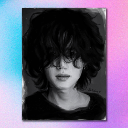 Арт принт / ediskard / BTS / Юнги #1