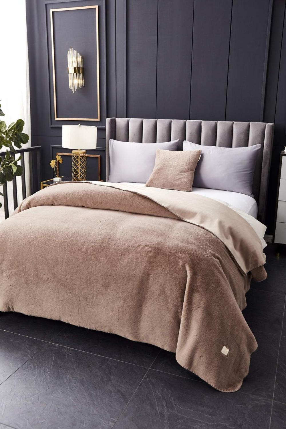 Плед 160х220 Sofi De MarkO Антуан мокко