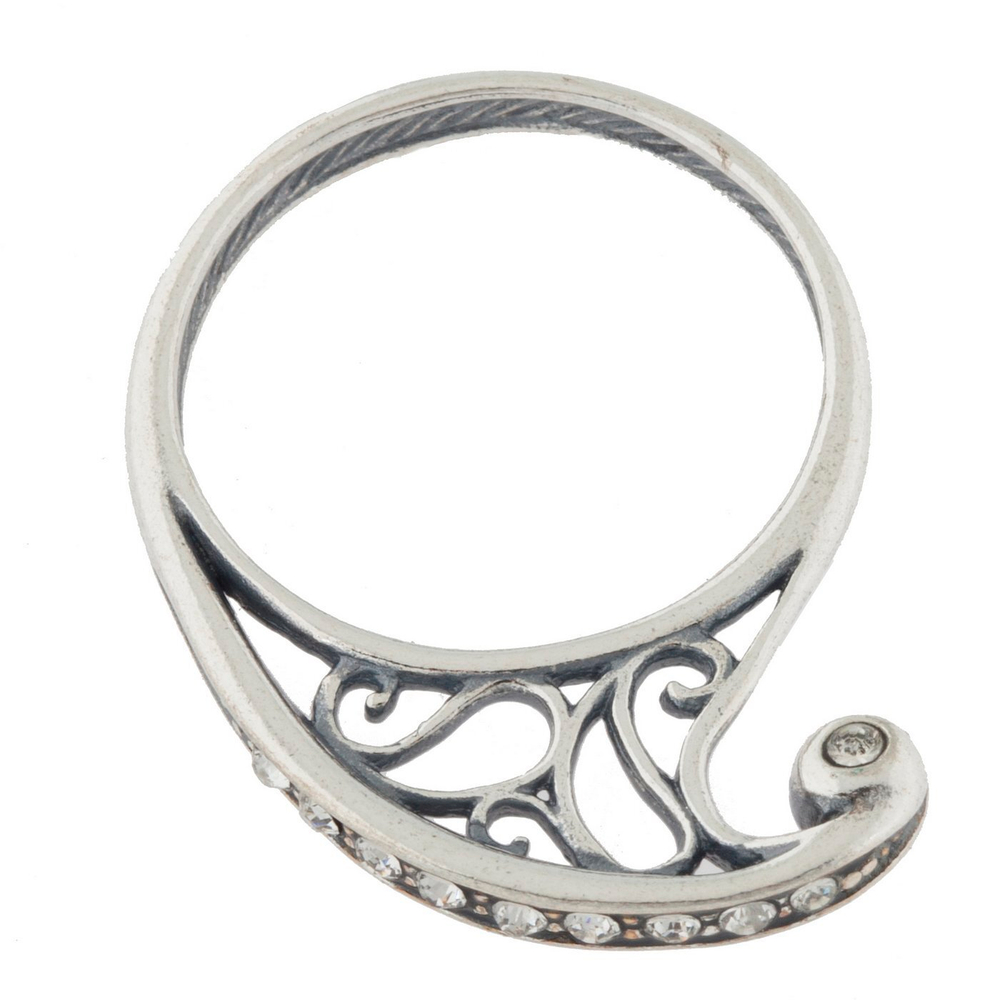 "Джала" кольцо в серебряном покрытии из коллекции "Ист бум" от Jenavi