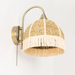 Citilux Базель CL407315 Бра с абажуром Вышивка и выключателем