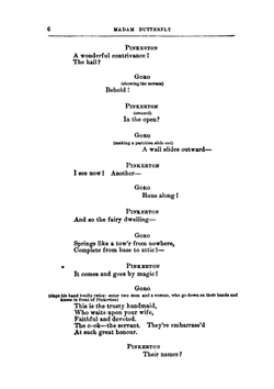 Madam Butterfly. a Japanese tragedy founded on the book by John L. Long and the drama by David Belasco | Giacomo Puccini