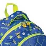 Рюкзак BRAUBERG молодежный, "Сердечки", нейлон, синий, 31х12х45 см, 227073