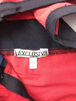 Платье Exclusive красное с черным 44-46 размер