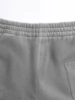 Шорты Hardlunch Logo меланж серые