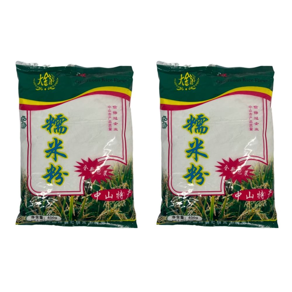 Мука рисовая клейкая Dajindao Glutinous Rice Flour, 400 г, 2 шт