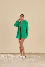 Блуза зеленая