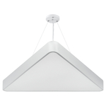 Светильник LED ЭРА Geometria SPO-151-W-40K-030 Delta 30Вт 4000К 3000Лм IP40 600*80 белый подвесной драйвер внутри