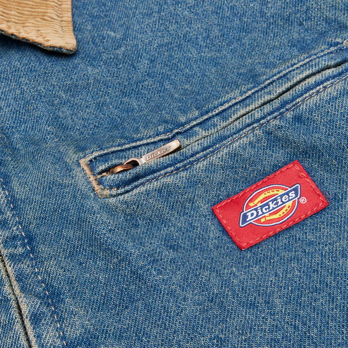 Куртка Dickies Denim Painter Jacket Khaki Tinted Blue артикул:DK0A88EGL231 - купить в магазине Дайс