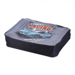 Папка с ручками 1 отделение, А4 260х340х80 мм, Alingar, ПВХ, ручки тесьма, дизайн с одной стороны, молния сверху, внутр. карман, "Гонки"