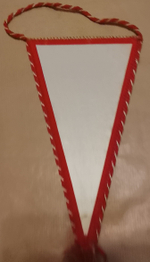 Вымпел Спартак.Клуб Спартаковец. Размеры 23 см на 12 см