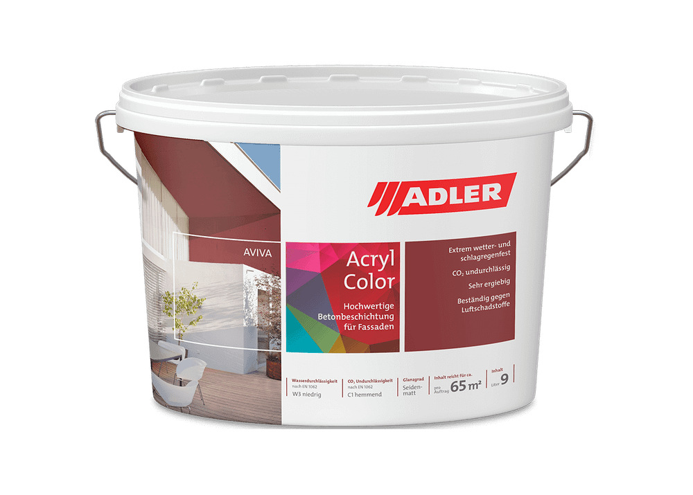 Aviva Acryl-Color - профессиональная 100% акриловая краска для фасада | Adler (Австрия)