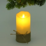 Сувенир с подсветкой «Свеча - Пламя» 7,5*15 см (работает от батареек 3 ААА)