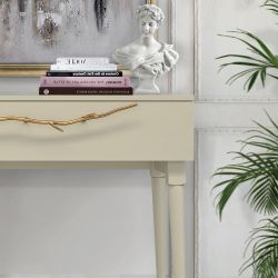 Консоль Арт Колор matte Стайл Голд Серый шелк матовый