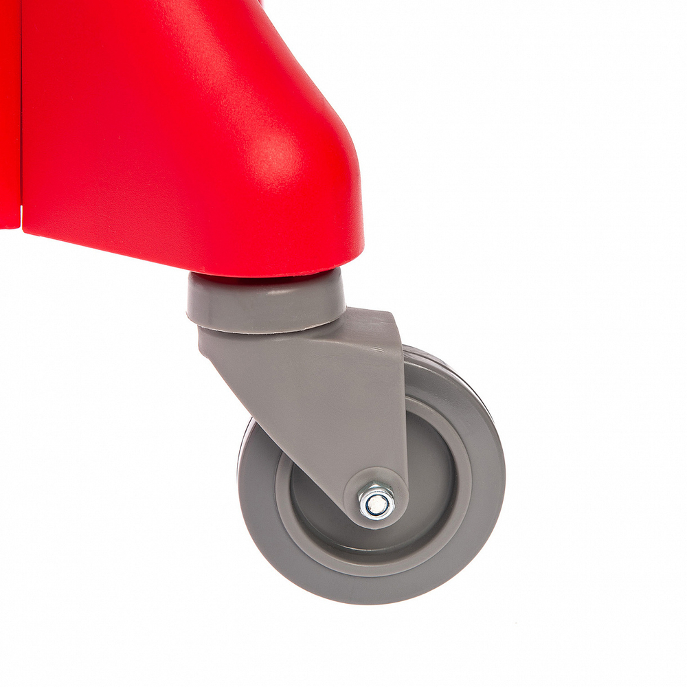 Ведро на колесах с универсальным отжимом, красное, 31 л HQ Profiline