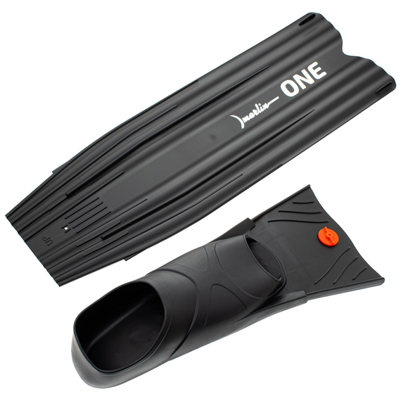 Ласты длинные Marlin One Black