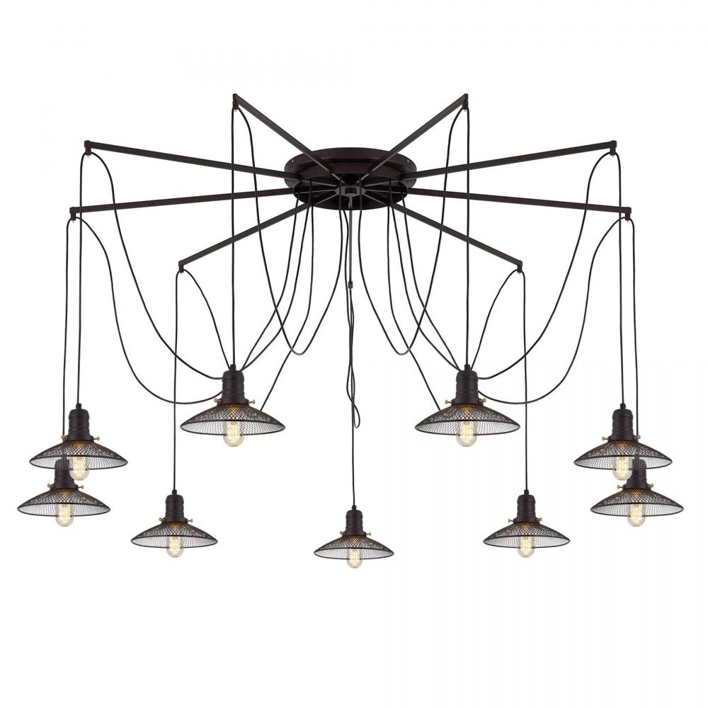 Citilux Эдисон CL451292 Люстра паук Венге