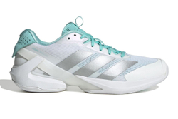 Женские теннисные кроссовки Adidas Adizero Ubersonic 5 W NM - cloud white/silver metallic/mint ton