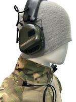 COMMUNICATION HEADSET V" тактические наушники для стрельбы. (Возможно крепление на шлем, крабы в комплекте)