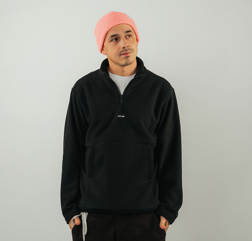 Флисовая кофта label Black