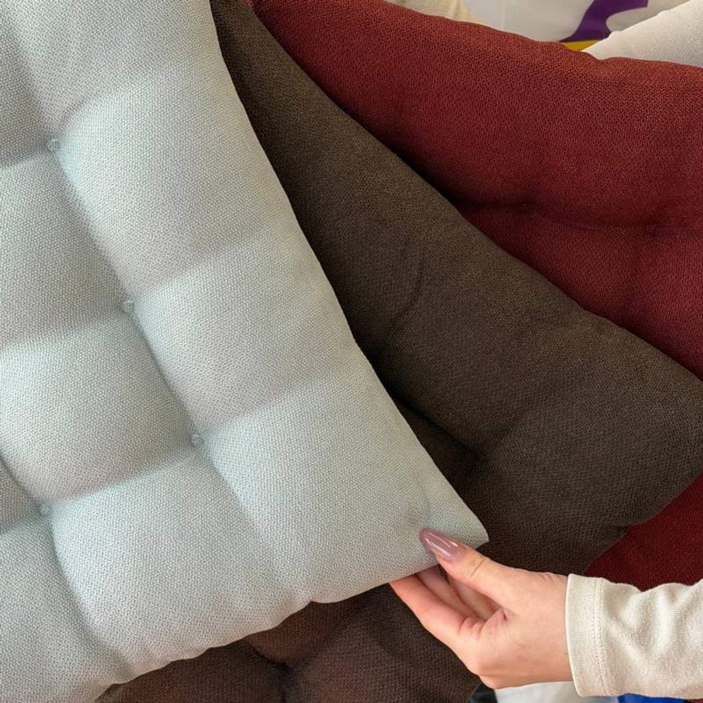 Подушка декоративная на стул Alvesta, полиэстер/полиэфир, красный