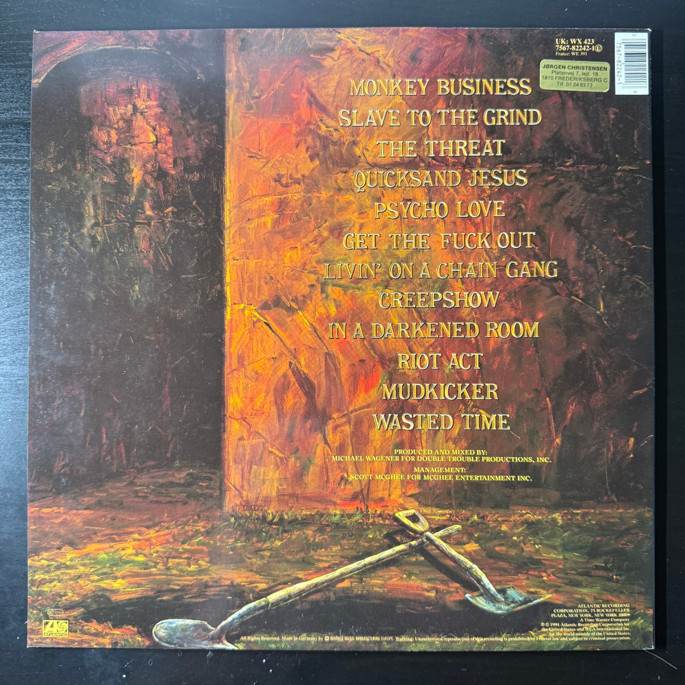 Skid Row ‎– Slave To The Grind (Германия 1991г.)