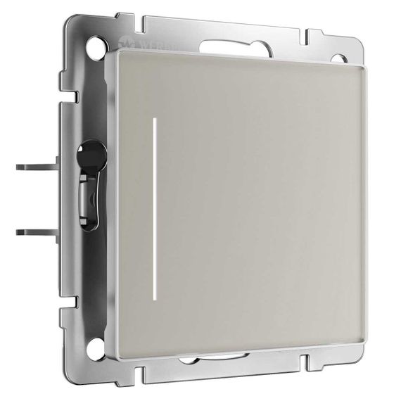 Сенсорный выключатель одноклавишный с подсветкой (дымчатый) W4512014/ a069762