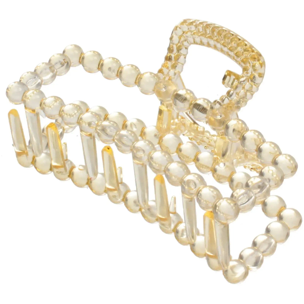 Заколка-краб для волос на блистере «Cruella- Прямоугольник», микс 6 цветов, 9 см