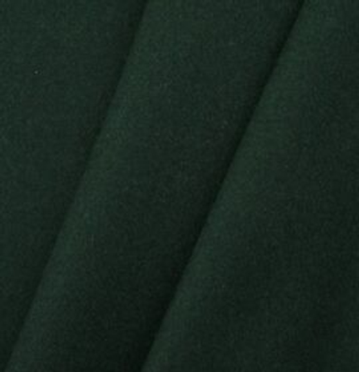 Пальтовое сукно 368-500 гр/м2, 50% шерсть, 50% п/э, 150 см, тёмный зелёный