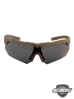 Очки ESS Crossbow 3LS (реплика). 3 сменные линзы, песочная оправа