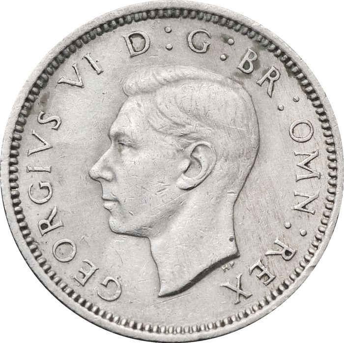 6 пенсов 1950 Великобритания XF