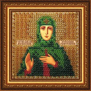 "Икона Св.Влк.Московская Прпд.Евфросиния"-064ПМИ вышивка