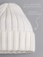 Шапка вязаная демисезонная детская