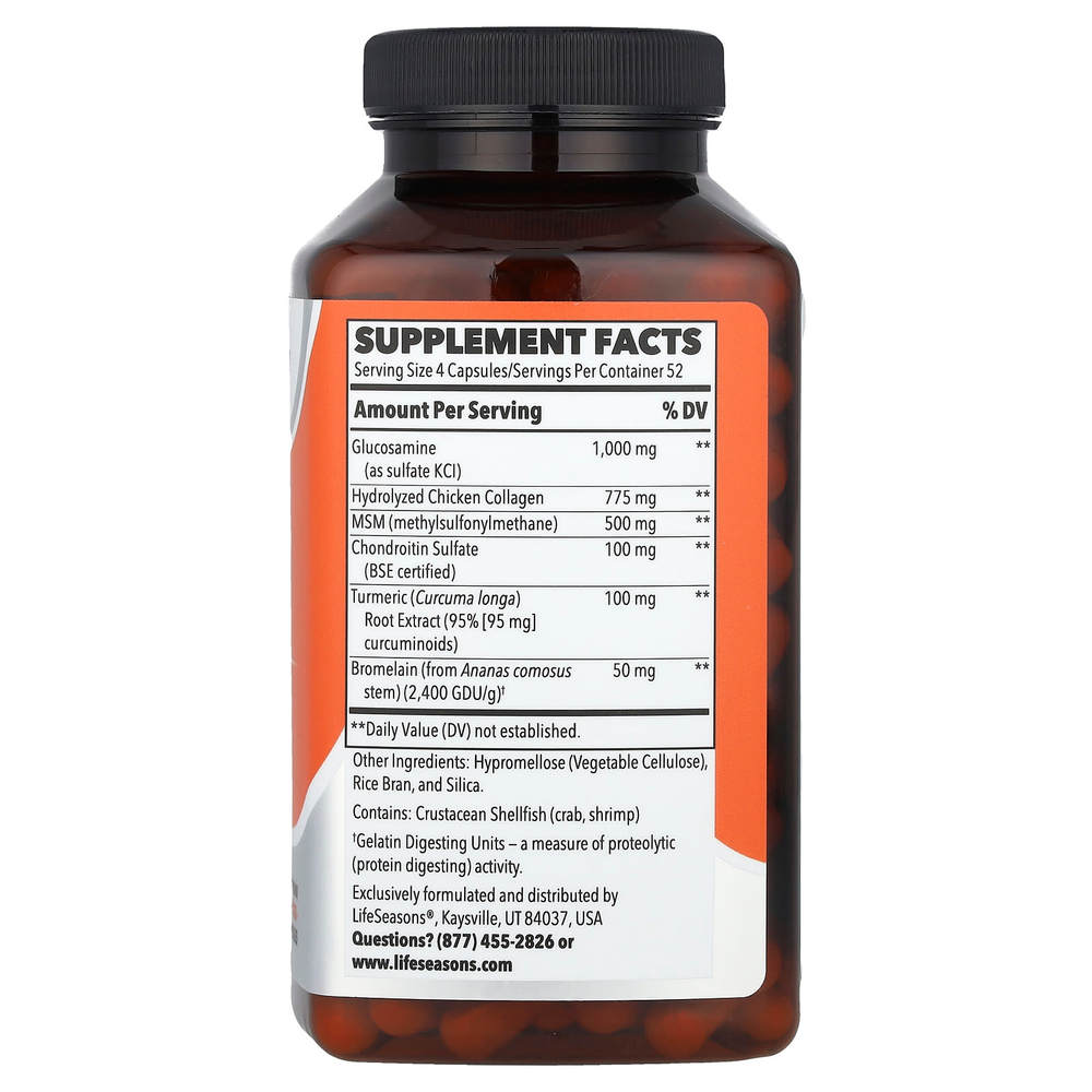 LifeSeasons, Therapeutics, Mobili-T® для поддержки суставов, 208 растительных капсул